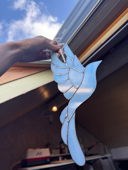 Colombe bleu marbré