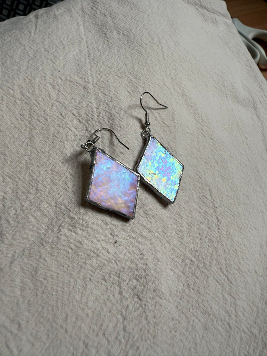 Boucle d’oreille rectangle