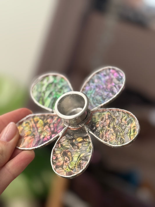 Bougeoirs écaille multicolore