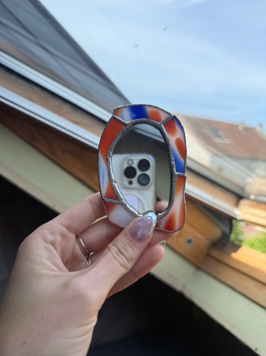 Miroir de poche écaillé