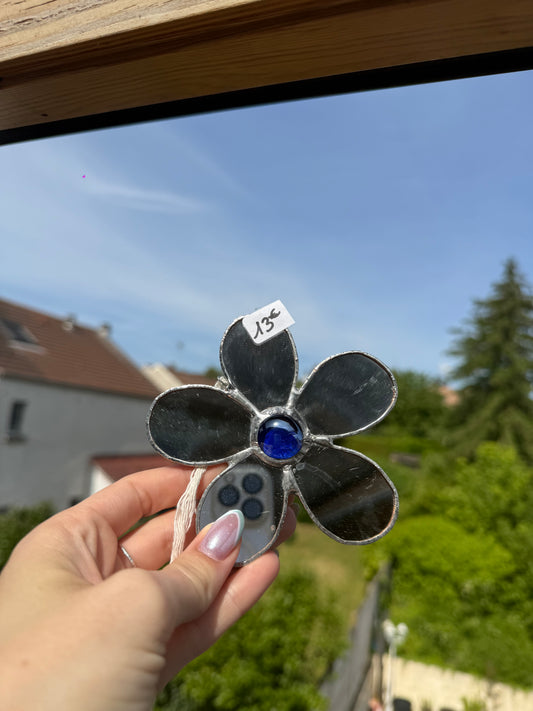 Attrape soleil (bouton bleu foncé)